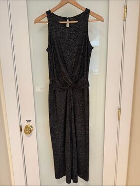 Banana Republic Black Knit Maxi Jumpsuit